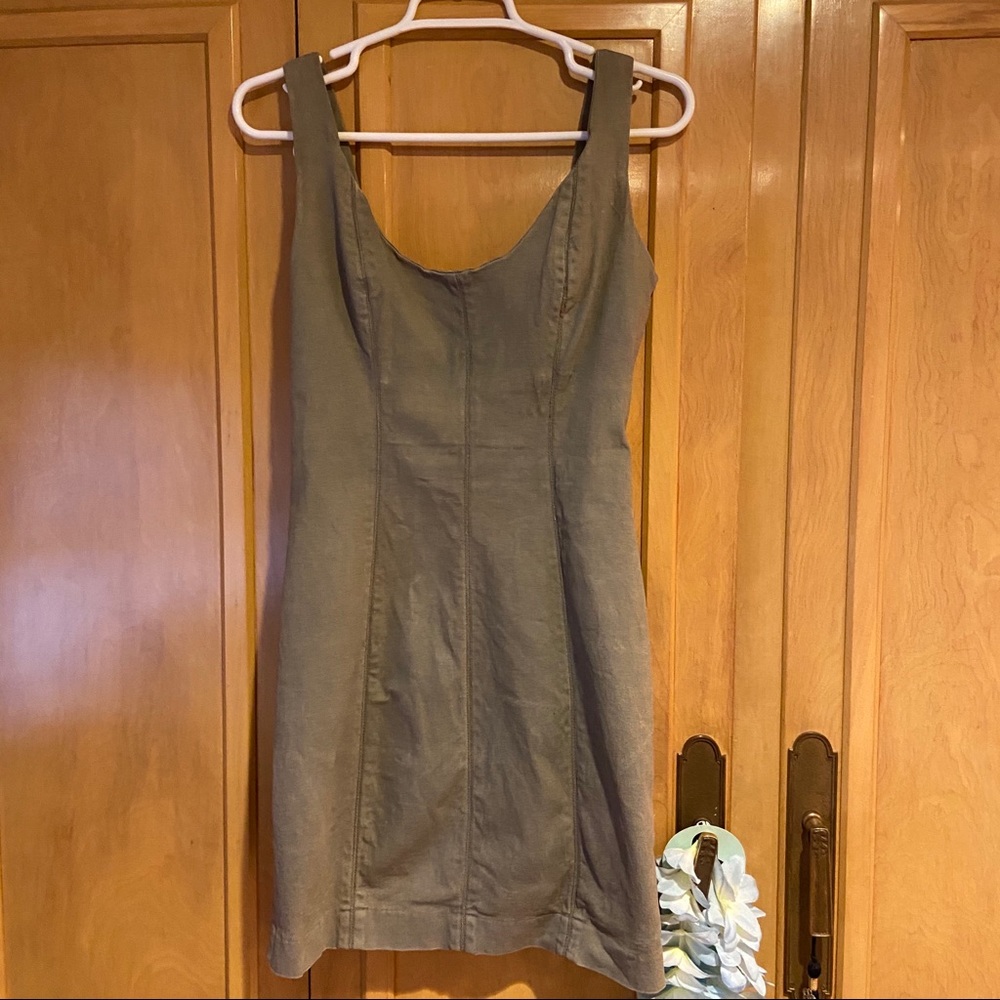 Adorable denim mini dress